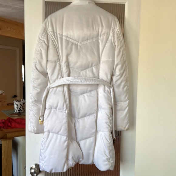 White Bebe Puffer Coat - Picture 4 of 12